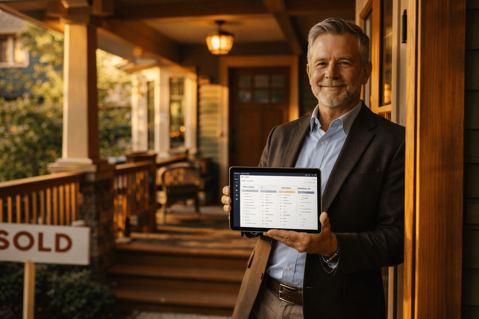 Real Estate Professionals using modern software tools