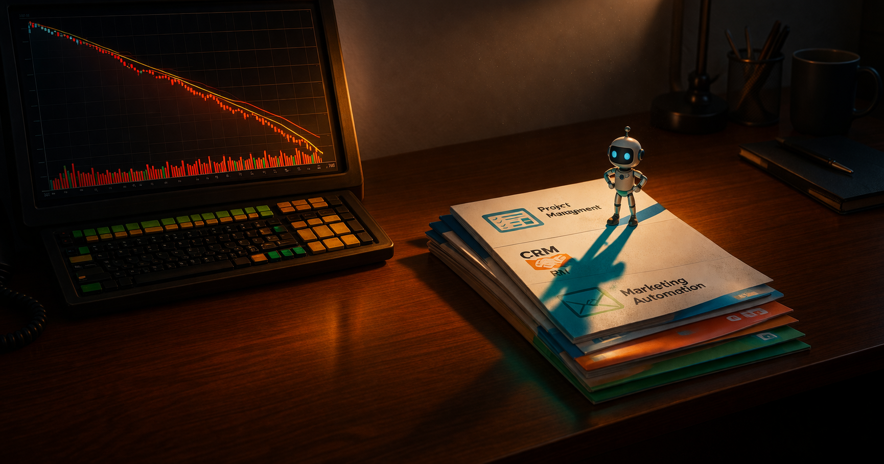 SaaS Stocks Are Down 80%. AI Agents Are Why. | Blue Octopus Technology